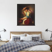 The Cherry Girl von Adolphe Piot Leinwanddruck (Insitu (Schlafzimmer))