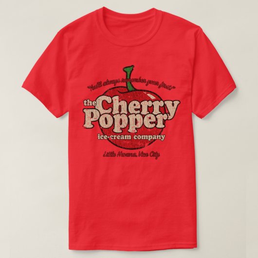 The Cherry Popper Ice Cream Company 1984 T-Shirt (Design vorne)