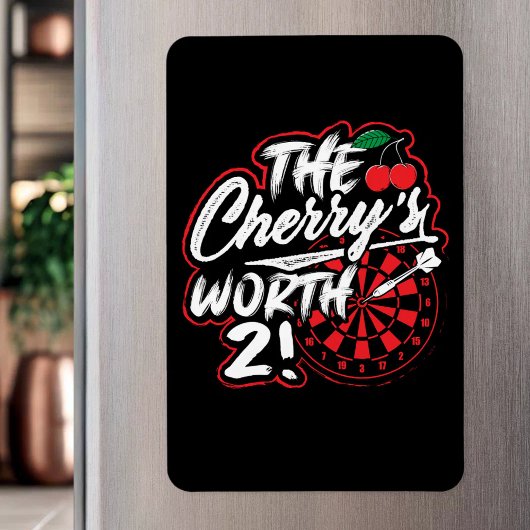 The Cherry's Worth 2 - Dart Fan Magnet