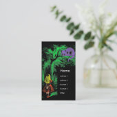 "The Cheshire Cat" von "Alice im Wunderland" Visitenkarte (Stehend Vorderseite)