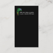 "The Cheshire Cat" von "Alice im Wunderland" Visitenkarte (Rückseite)