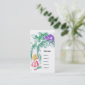 "The Cheshire Cat" von "Alice im Wunderland" Visitenkarte (Stehend Vorderseite)