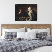 The Chess Players, c.1863-67 Leinwanddruck (Insitu (Schlafzimmer))