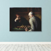 The Chess Players, c.1863-67 Leinwanddruck (Insitu (Holzboden))