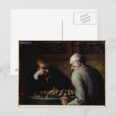 The Chess Players, c.1863-67 Postkarte (Vorne/Hinten)