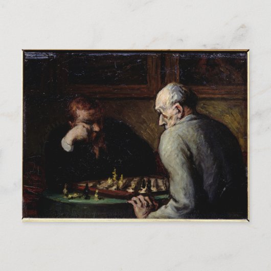 The Chess Players, c.1863-67 Postkarte (Vorderseite)