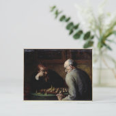 The Chess Players, c.1863-67 Postkarte (Stehend Vorderseite)