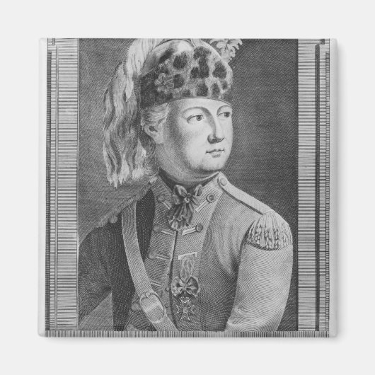 The Chevalier d'Eon as a Dragoon, 1779 Magnet (Vorne)