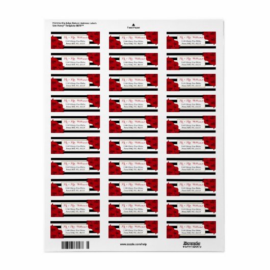 The Chic Modern Luxe Wedding Collection - Rote Ros (Vorne)