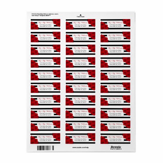 The Chic Modern Luxe Wedding Collection - Rote Ros (Vorne)