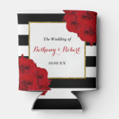 The Chic Modern Luxe Wedding Collection - Rote Ros Dosenkühler (Rückseite)