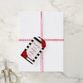 The Chic Modern Luxe Wedding Collection - Rote Ros Geschenkanhänger (Mit Garn)