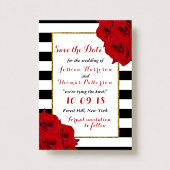 The Chic Modern Luxe Wedding Collection - Rote Ros Save The Date