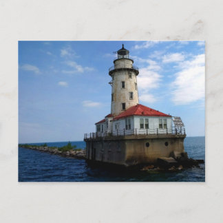 The Chicago Harbour Lighthouse Postcard Postkarte
