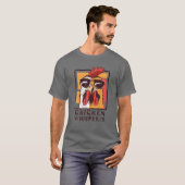The Chicken Bird Whisperer, Funny Rooster, Lover F T-Shirt (Vorne ganz)