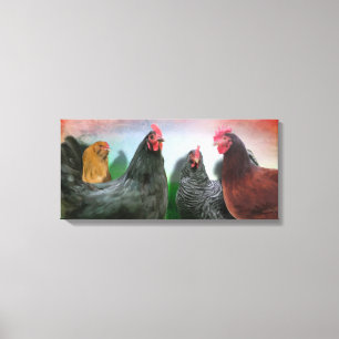 The Chicken Ladys 26x12 Starke Leinwand