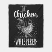The Chicken Whispere Farm Chicken Whisperer Lo Fleecedecke (Vorderseite)