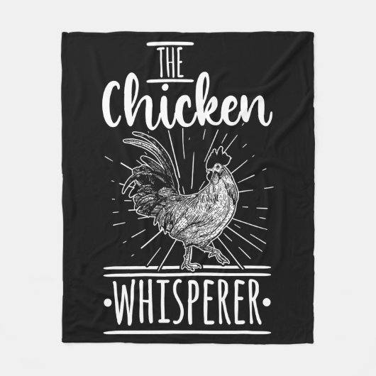 The Chicken Whispere Farm Chicken Whisperer Lo Fleecedecke (Vorderseite)