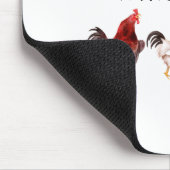 The Chicken Whisperer Funny Mousepad (Ecke)
