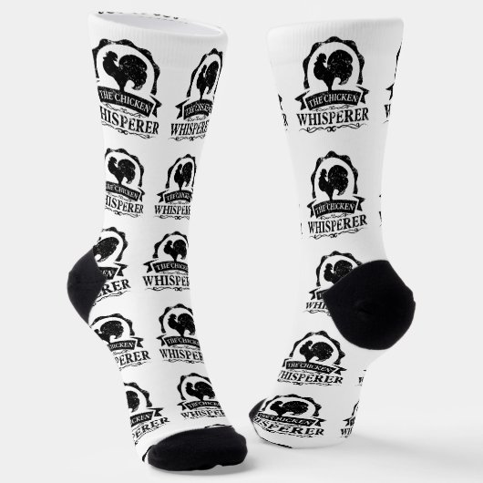 The Chicken Whisperer Funny Socken (Gewinkelt)