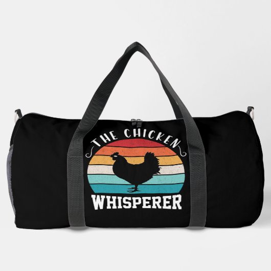 The Chicken Whisperer Stylisch Duffle Bag (Rückseite)