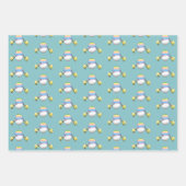 The chickens paint a beautiful Easter egg Geschenkpapier Set (Vorderseite 2)