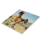 "The Chief" Western Art von W. Herbert Dunton Fliese (Seite)