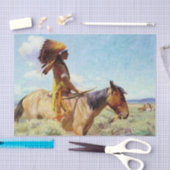 "The Chief" Western Art von W. Herbert Dunton Seidenpapier (Handwerk)