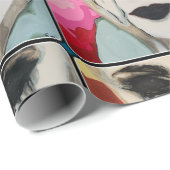 "The Chill" Gemälde auf einem Geschenkpapier (Rolleneckpunkt)