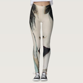 "The Chill" Gemälde auf einem Leggings