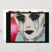 ‘the Chill’ Painting on a Small-Scale Print Einladung (Vorne/Hinten)