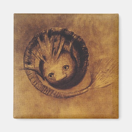 The Chimera [Chimäre] von Symbolist Odilon Redon Magnet (Vorne)