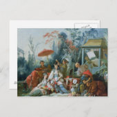 The Chinese Garden, c.1742 Postkarte (Vorne/Hinten)