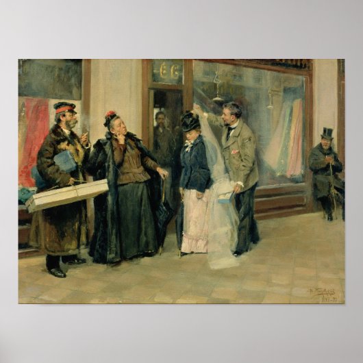 The Choice of Wedding Presents, 1897-98 Poster (Vorne)