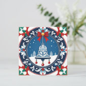 The Christmas Bell Einladung (Stehend Vorderseite)