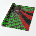 The Christmas Bow - Geschenkpapier<br><div class="desc">Dieses Design ist ein Weihnachtsbogen in den Farben Rot, Grün und Schwarz. Der Glitzer wurde dann in das Design aufgenommen. Es wurde eine rote und eine schwarze Welle hinzugefügt. Ein schwarzer Bogen wurde dann in der Kachel gekachelt. Dieses Design wurde dann um Schnee erweitert. Es wurde auch eine grüne Umgebung...</div>
