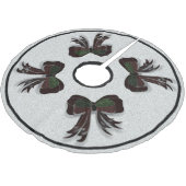 The Christmas Bow - Polyester Weihnachtsbaumdecke (Schrägansicht)