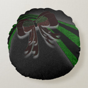 The Christmas Bow - Rundes Kissen