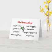 The Christmas Carol - Ein lustiges, fröhliches Wei Karte (Gelbe Blume)