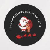 The Christmas Delivery Team Etiketten (Design 2)