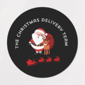 The Christmas Delivery Team Etiketten (Design 1)