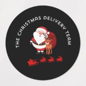 The Christmas Delivery Team Etiketten (Design 1)