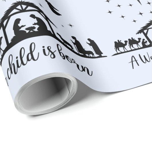 The Christmas Story Geschenkpapier (Rolleneckpunkt)