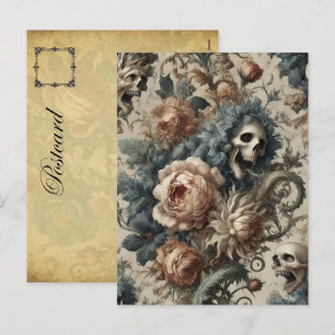 The Chthonic Ossuary - Gothic Viktorianisch Feiertagspostkarte