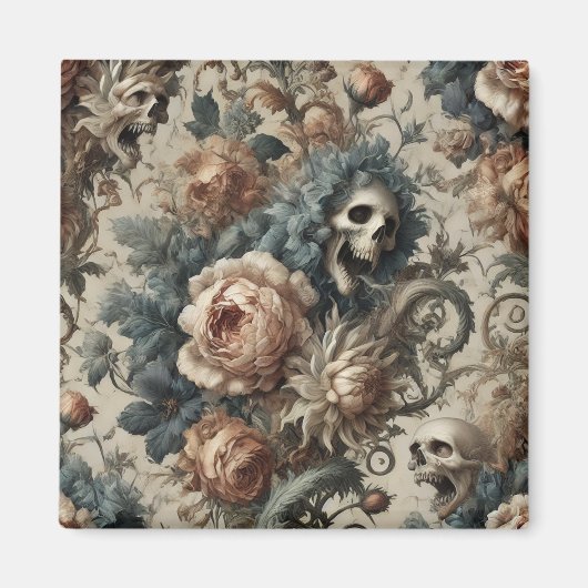 The Chthonic Ossuary - Gothic Viktorianisch Magnet (Vorne)
