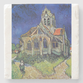 The Church at Auvers 1890 by Vincent van Gogh Steinuntersetzer