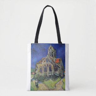 The Church at Auvers 1890 by Vincent van Gogh Tasche