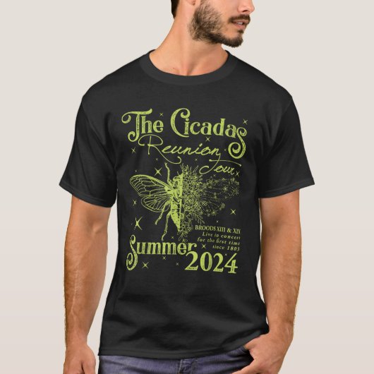 The Cicada Wiedersehen U S Tour 2024 Cicada Concer T-Shirt (Vorderseite)