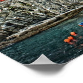 The Cinque Terre - Riomaggiore, Italien Poster 20x (Ecke)