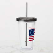 The Circle of Stars, American Flag by Betsy Ross Acryltrinkbecher (Rechts)